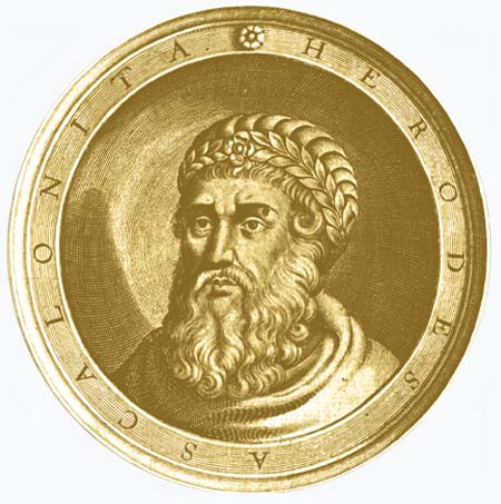 Ilutração de Herodes, o Grande, imagem de commons.wikimedia.org
