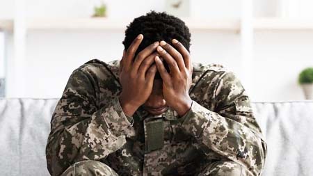 Alívio simples para a síndrome do estresse em soldados
